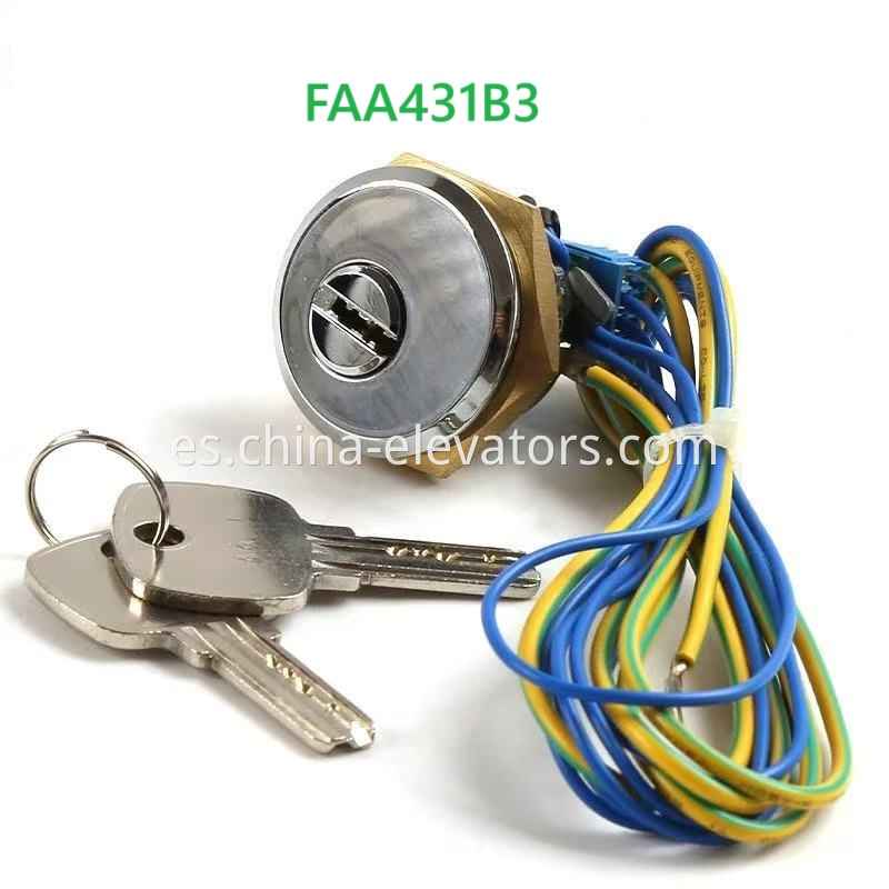 FAA431B3 Key Switch Assembly for OTIS Elevators